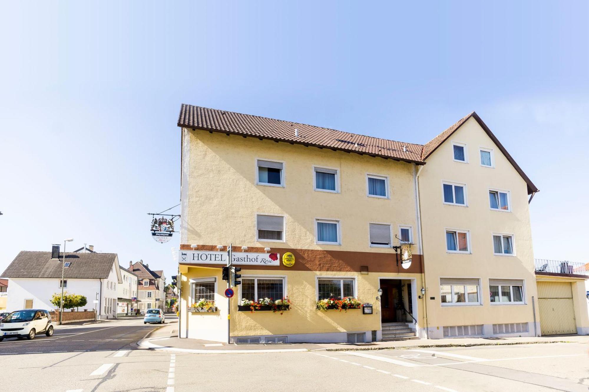 Hotel Gasthof Rose Günzburg Eksteriør billede